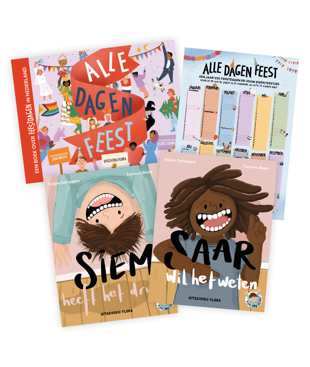 Bundel Siem + Saar + Alle dagen feest (incl. gratis kalenderposter)
