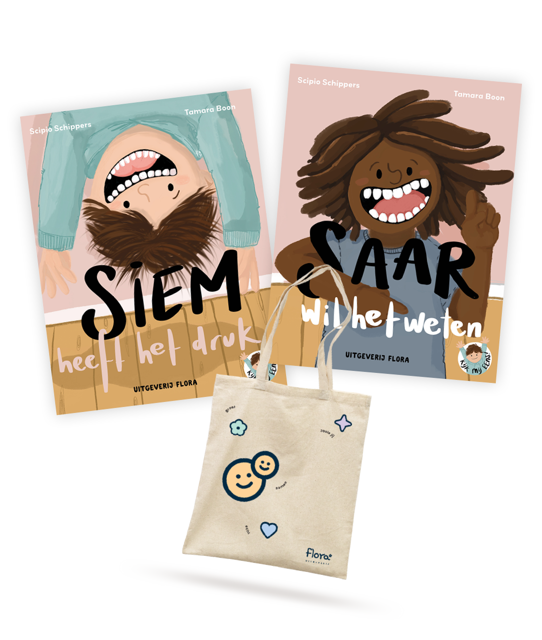 Bundel Siem + Saar (incl. gratis Flora-boekentas)