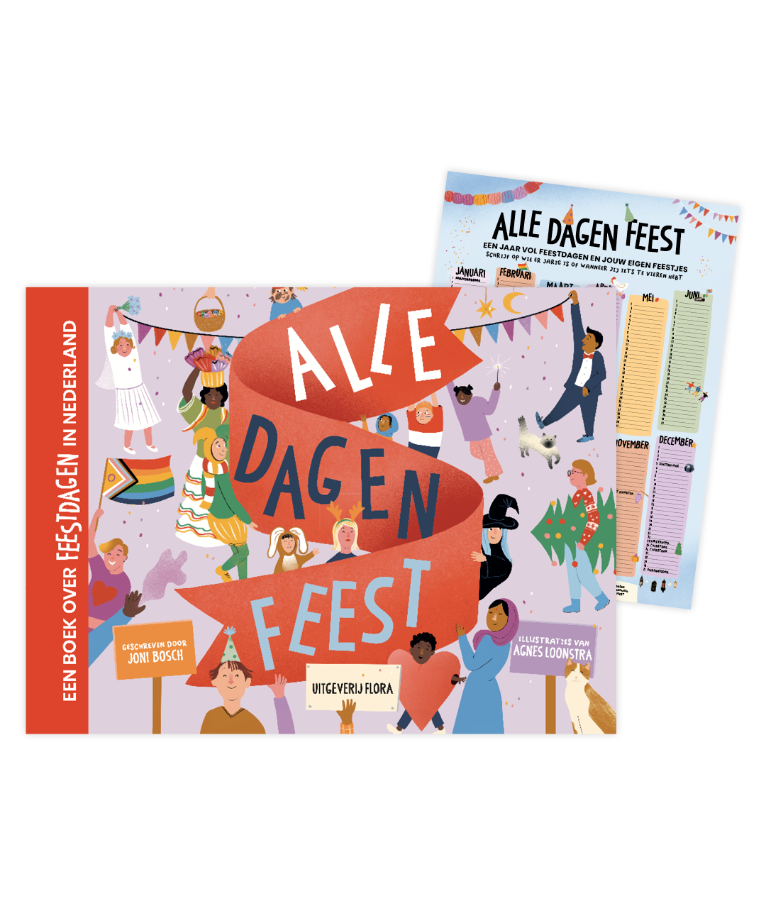 Alle dagen feest + bijpassende A2 kalenderposter